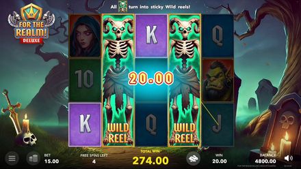 Free Spins with Sticky Wild Reels and Respins