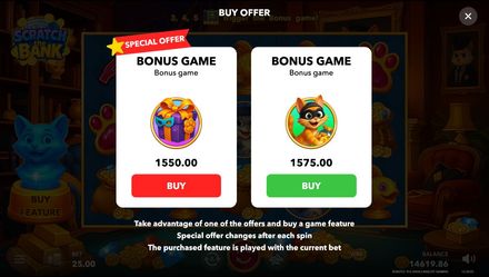 Risk & Buy feature: Buy