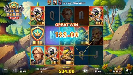Free Spins with Sticky Wilds